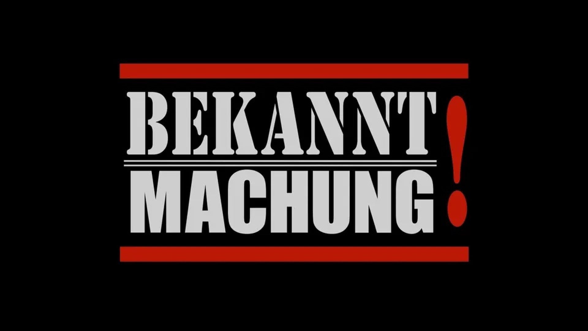 bekanntmachung